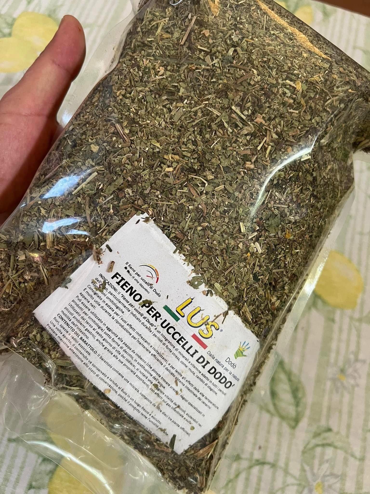FIENO PER UCCELLI DI DODO' (250/500 GR)