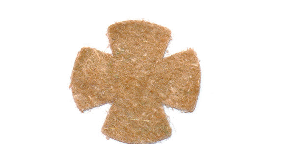 SISAL FIBRE FONDELLO IN SISAL-JUTA-COTONE PER NIDI DIAM 8 CM