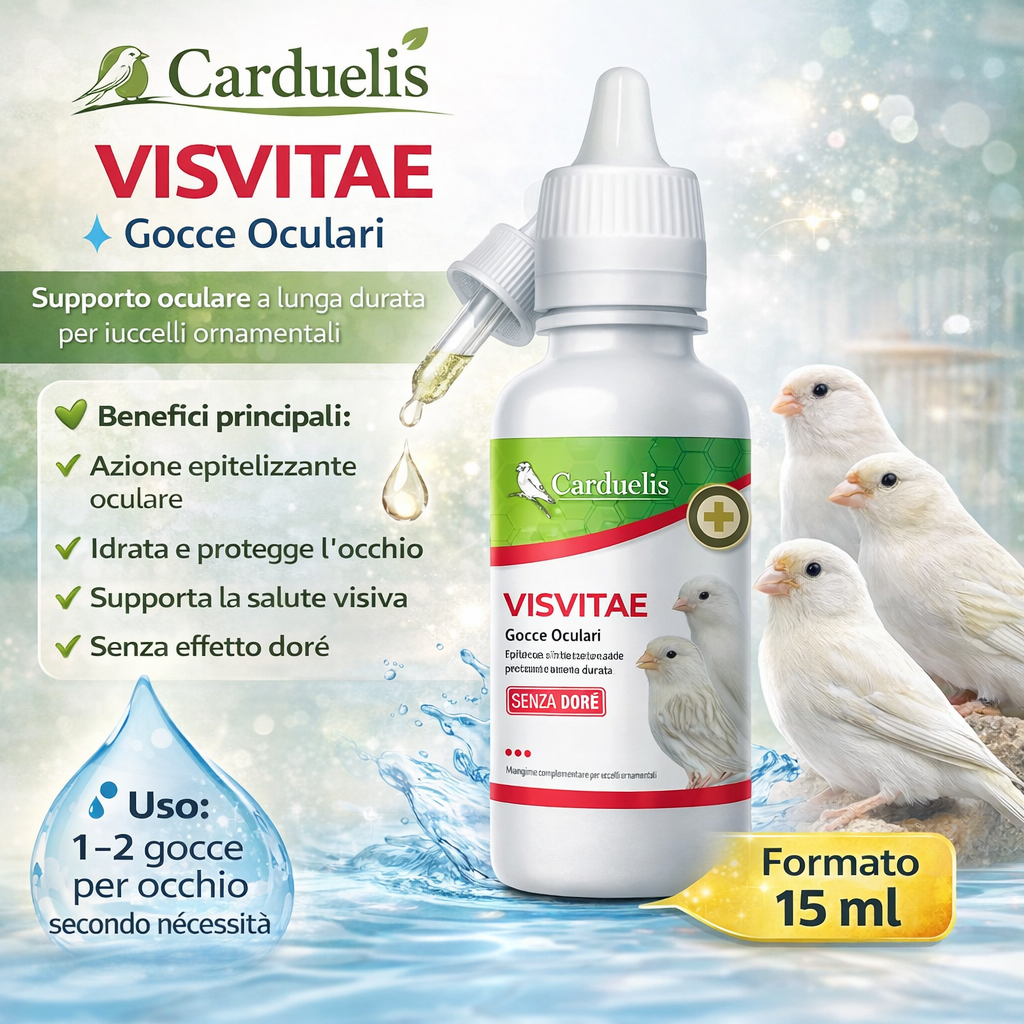 VISVITAE GOCCE OCULARI PER UCCELLI ORNAMENTALI