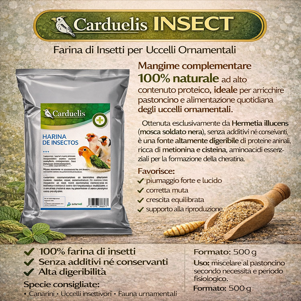 FARINE D'INSECTES (500 GRAMMES)