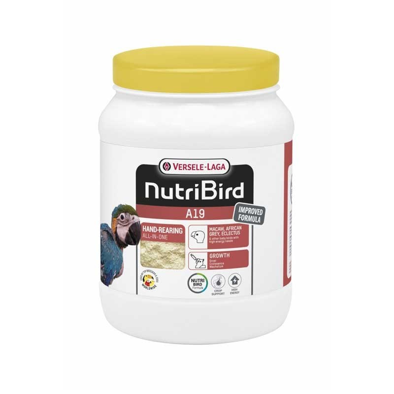 NUTRIBIRD A19 PAPPA DA IMBECCO PER ARA, CENERINI ED ECLETTO (800 Gr)