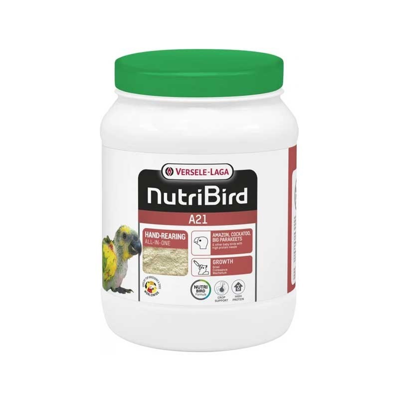 NUTRIBIRD A21 PAPPA DA IMBECCO PER GRANDI PAPPAGALLI (800 GR)